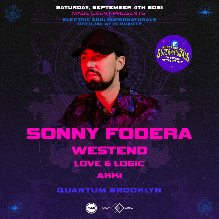 Sonny Fodera event artwork