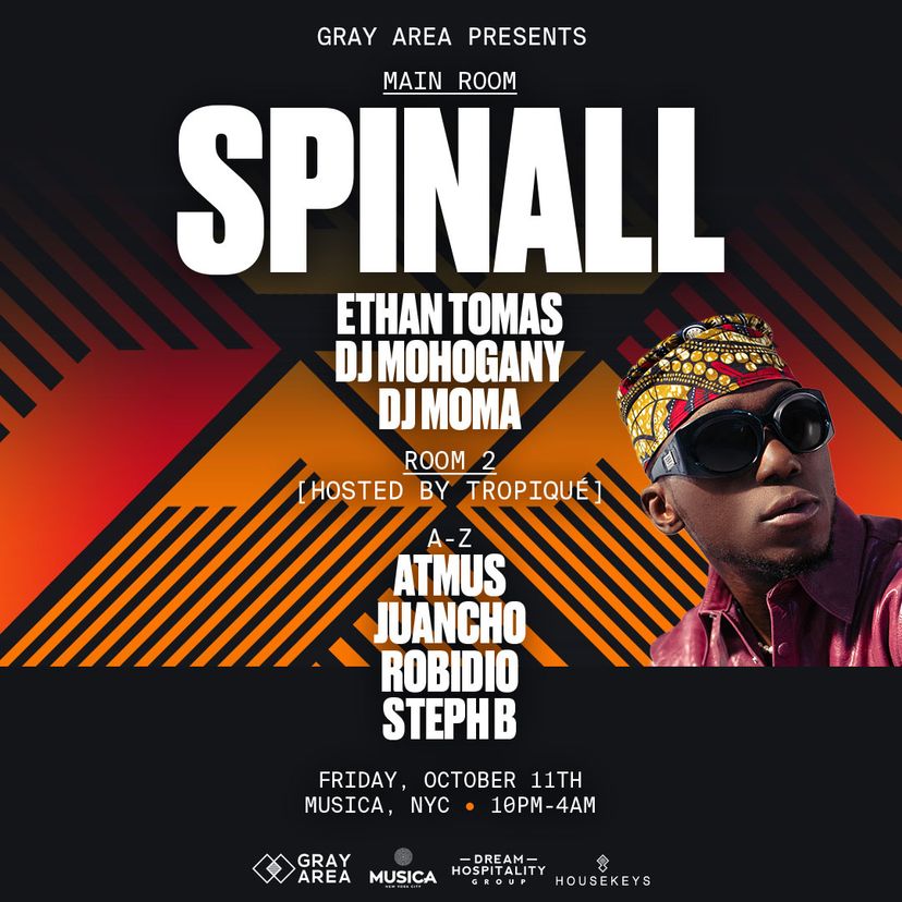 SPINALL & Guests event artwork