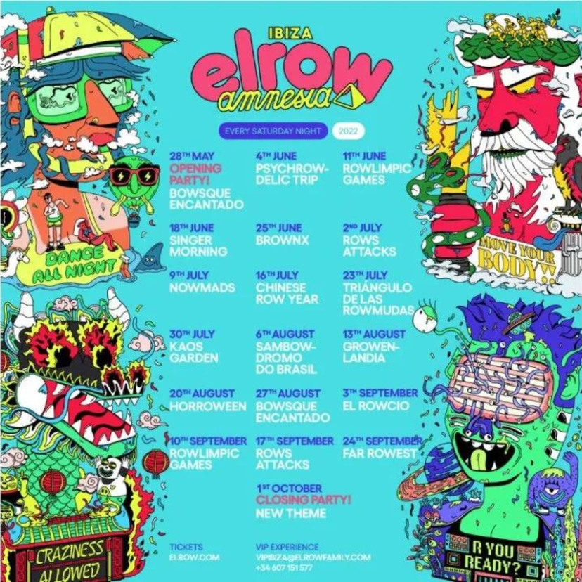 elrow Closing Party event artwork