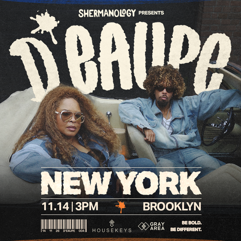 Shermanology Presents D'EAUPE event artwork