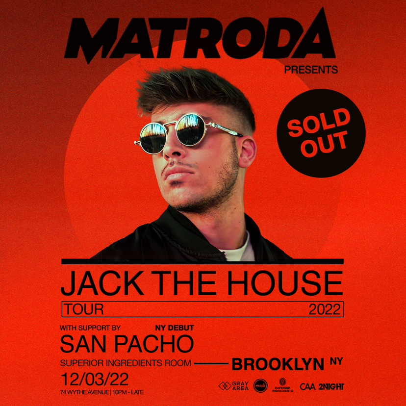 Debut: Matroda First New York Headline Performance event artwork