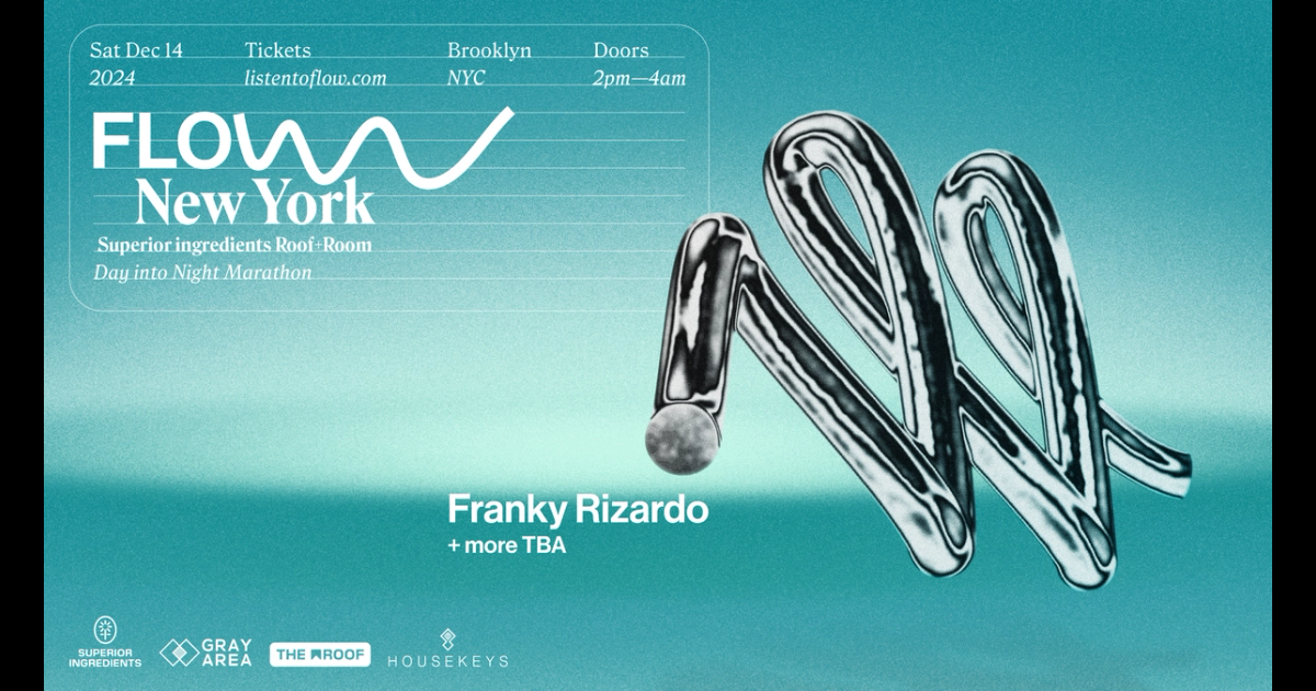 Flow Rey Rizz Franky Rizardo presents FLOW at Superior... | Gray Area