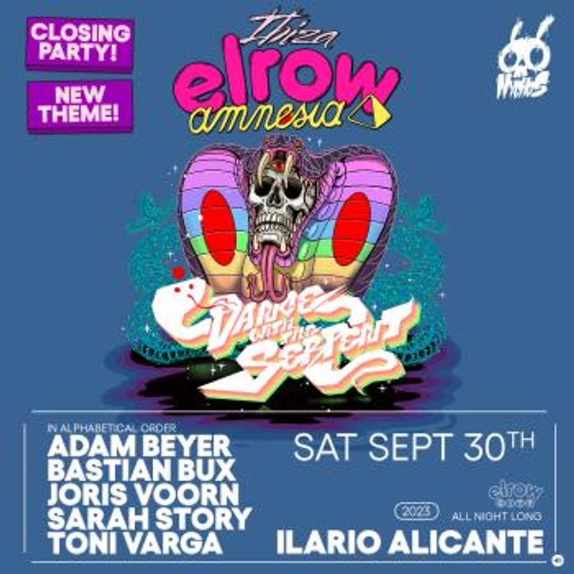Elrow Closing Party | Dance With The Serpent event artwork