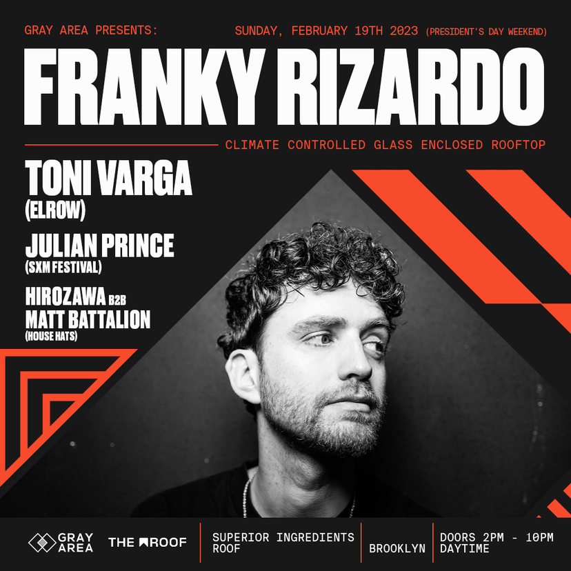 Franky Rizardo event artwork