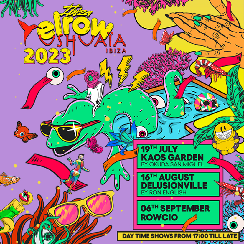 Elrow Outdoors | El Rowcio event artwork