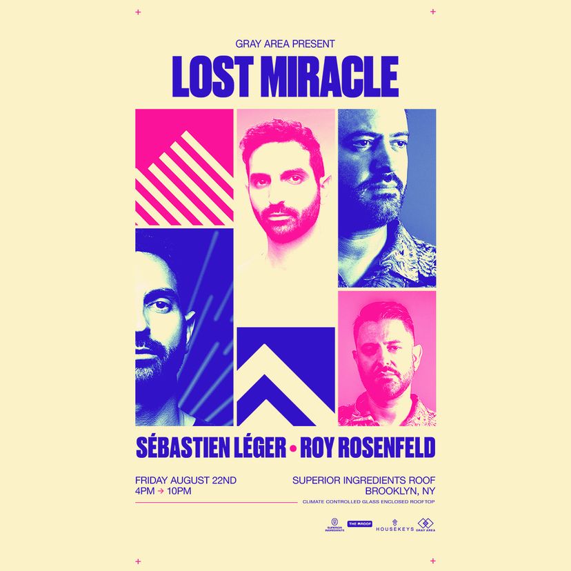 Lost Miracle: Sébastien Léger x Roy Rosenfeld event artwork