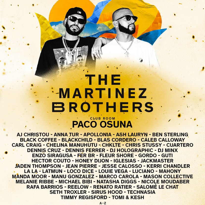 The Martinez Brothers Closing Party event artwork