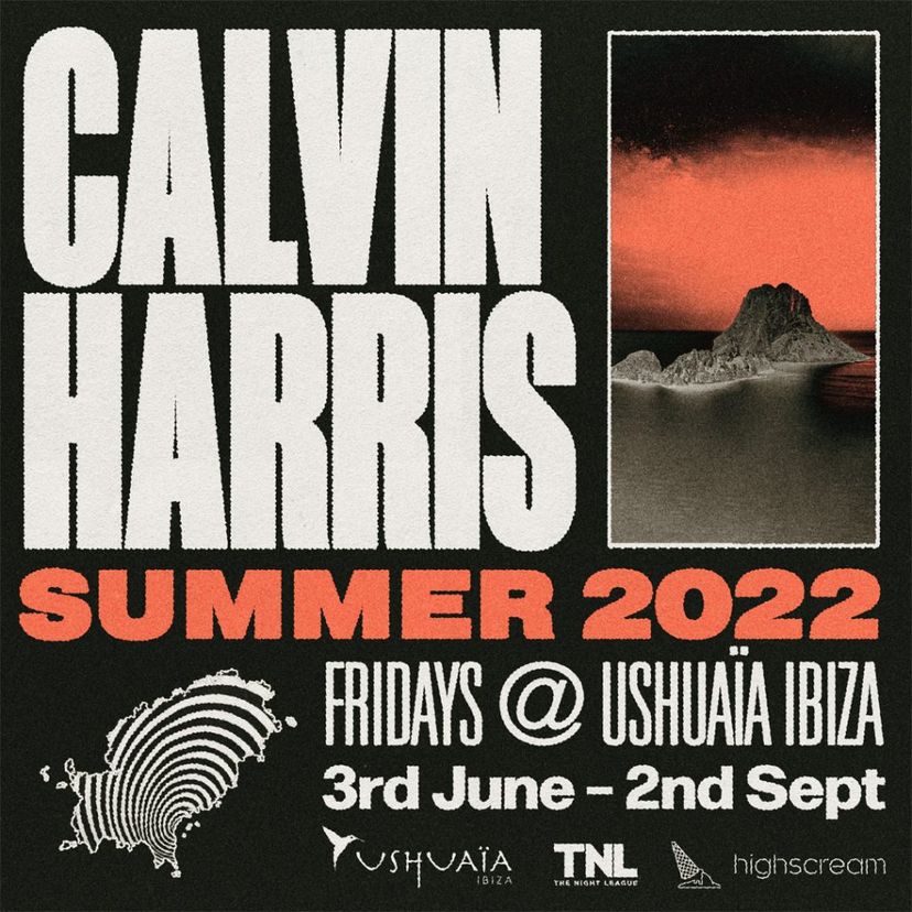 Calvin Harris event artwork