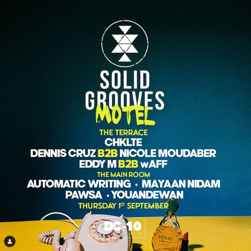 Solid Grooves event artwork