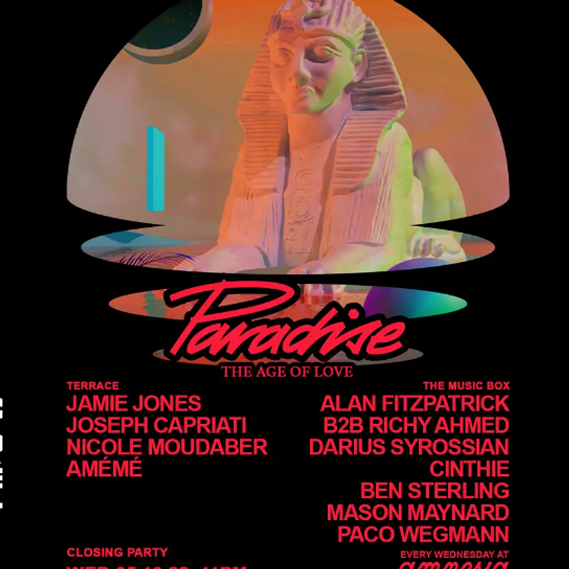 Paradise Closing Party event artwork