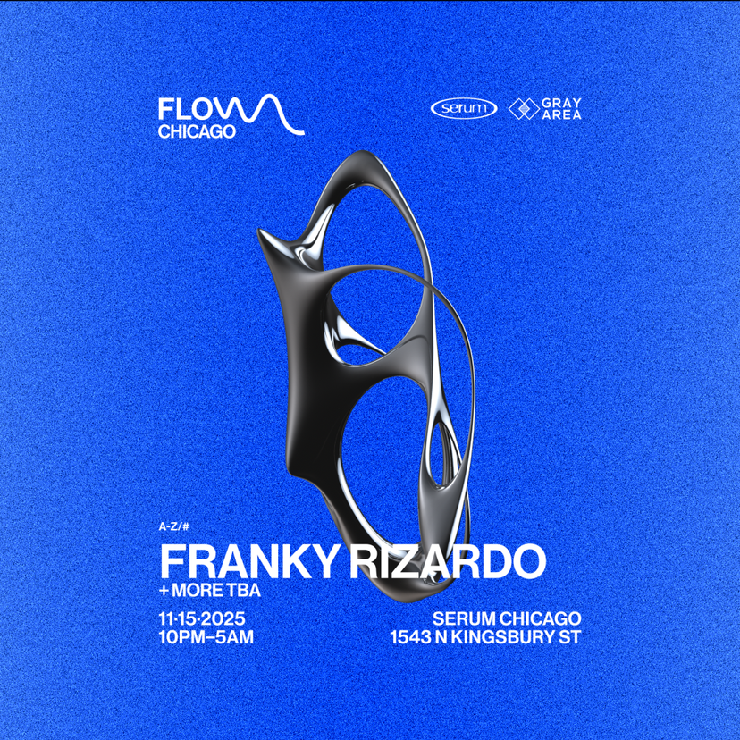Franky Rizardo: FLOW Chicago event artwork