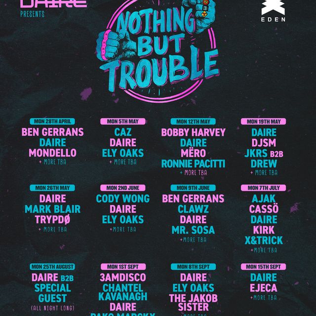 Nothing But Trouble event artwork