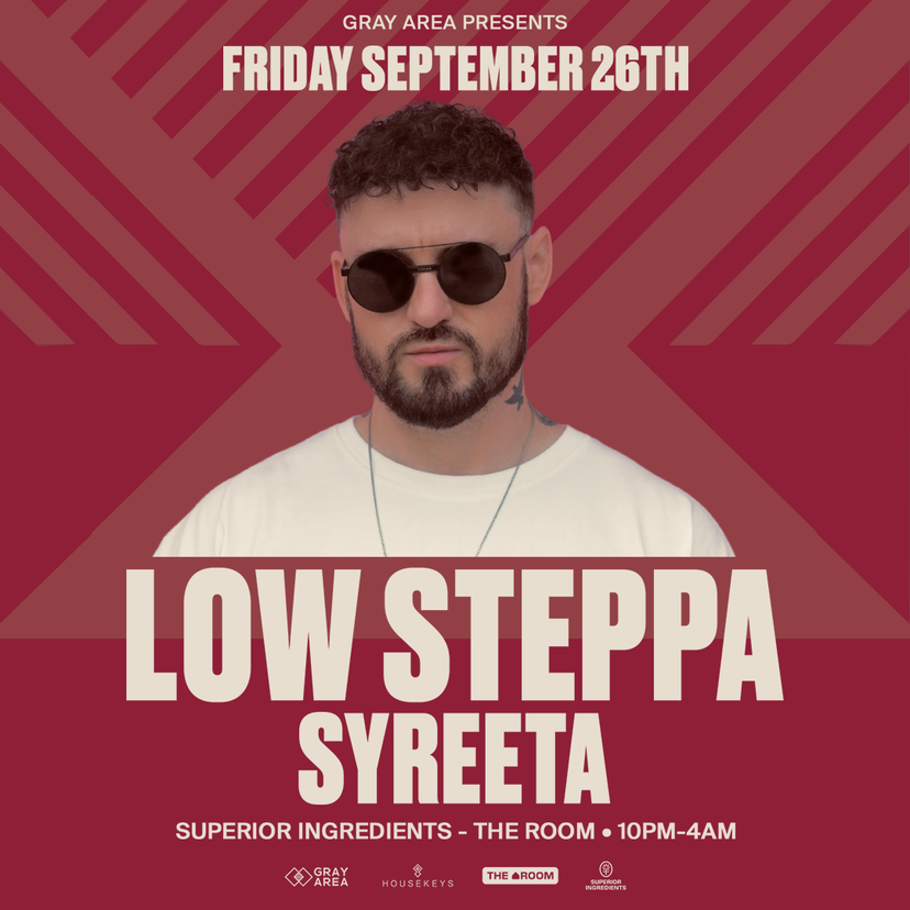 Low Steppa w. SYREETA event artwork