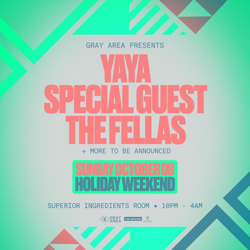 Yaya w. Special Guests & The Fellas event artwork