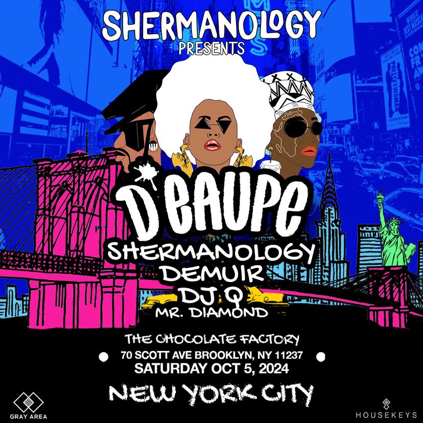 Shermanology Presents D'EAUPE [USA Debut] event artwork