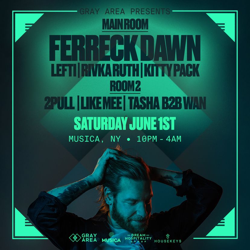 Debut: Ferreck Dawn First Solo New York Headline w. Guests event artwork