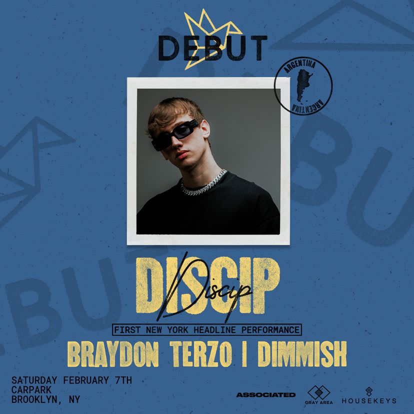 Debut: Discip First New York Headline Performance event artwork