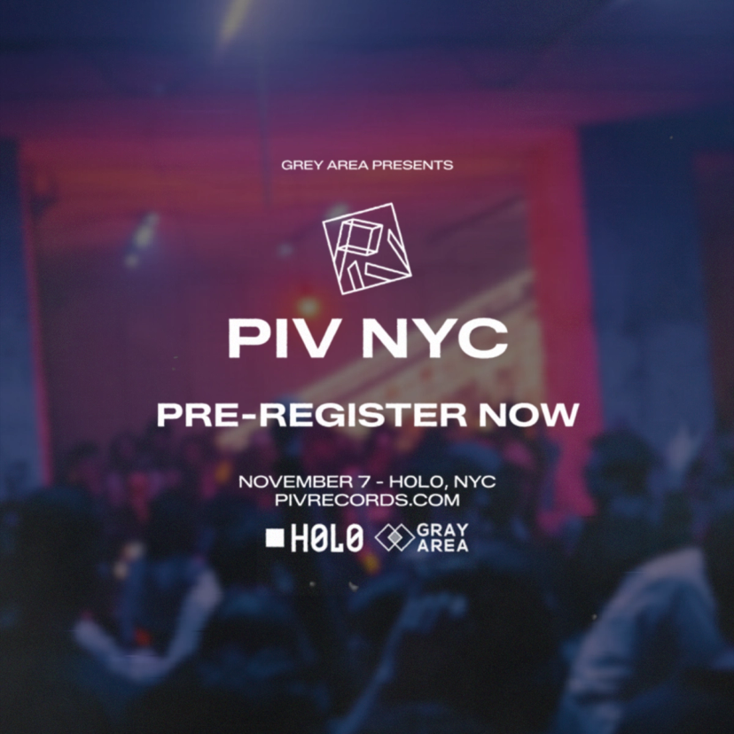 PIV Records w. Prunk + Special Guests event artwork