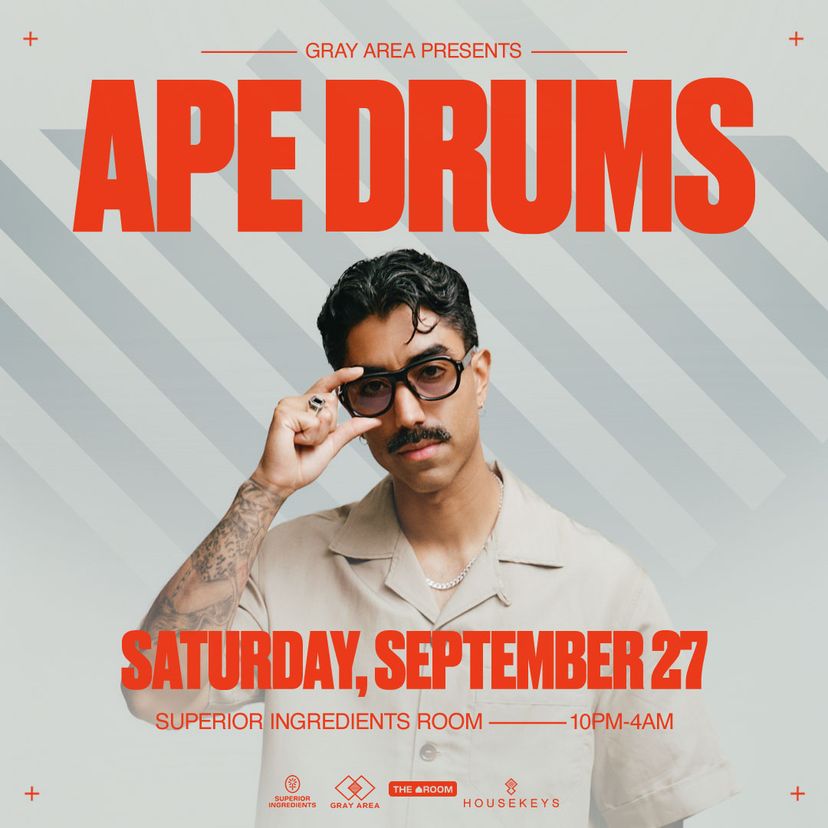 Ape Drums event artwork