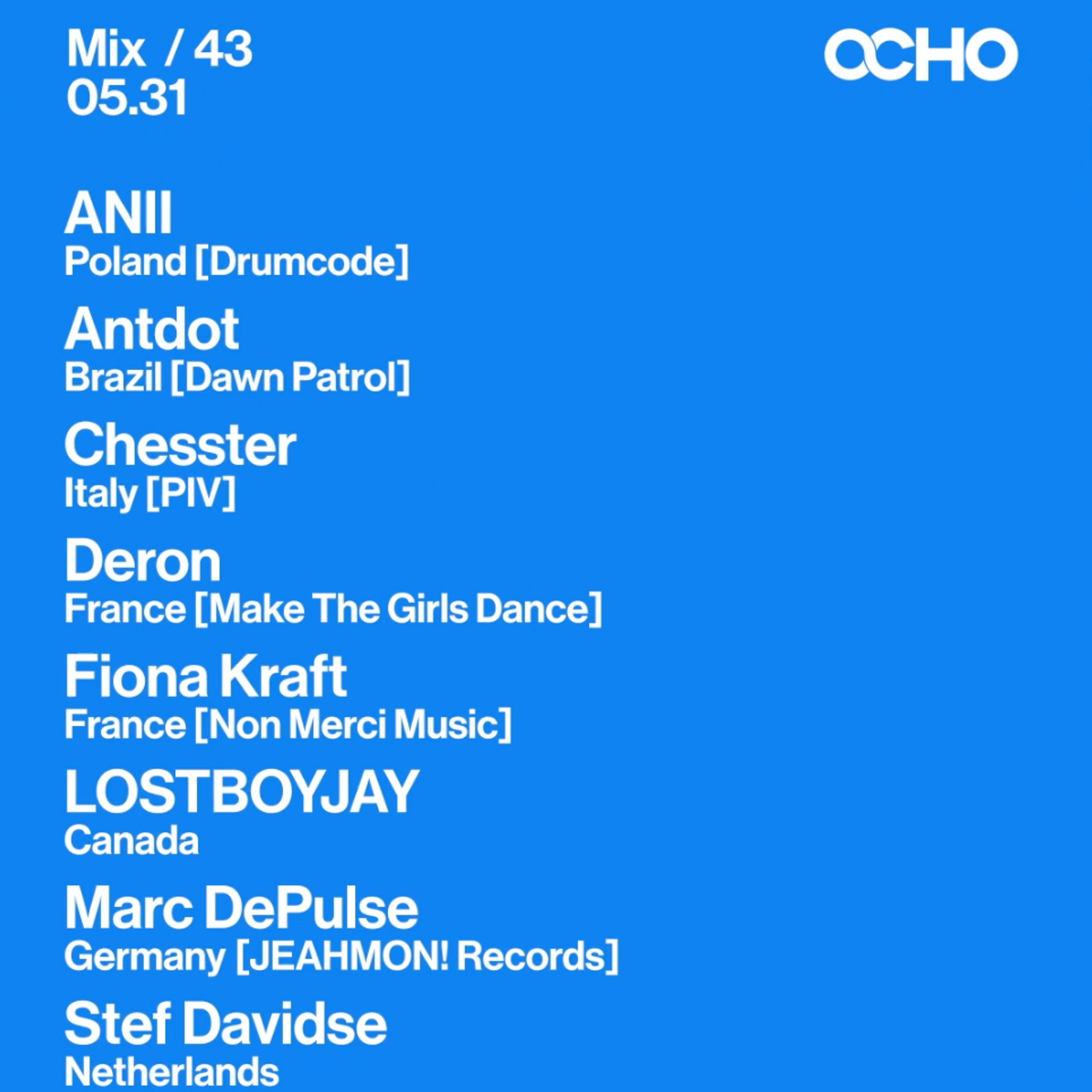 OCHO Episode #43 event artwork