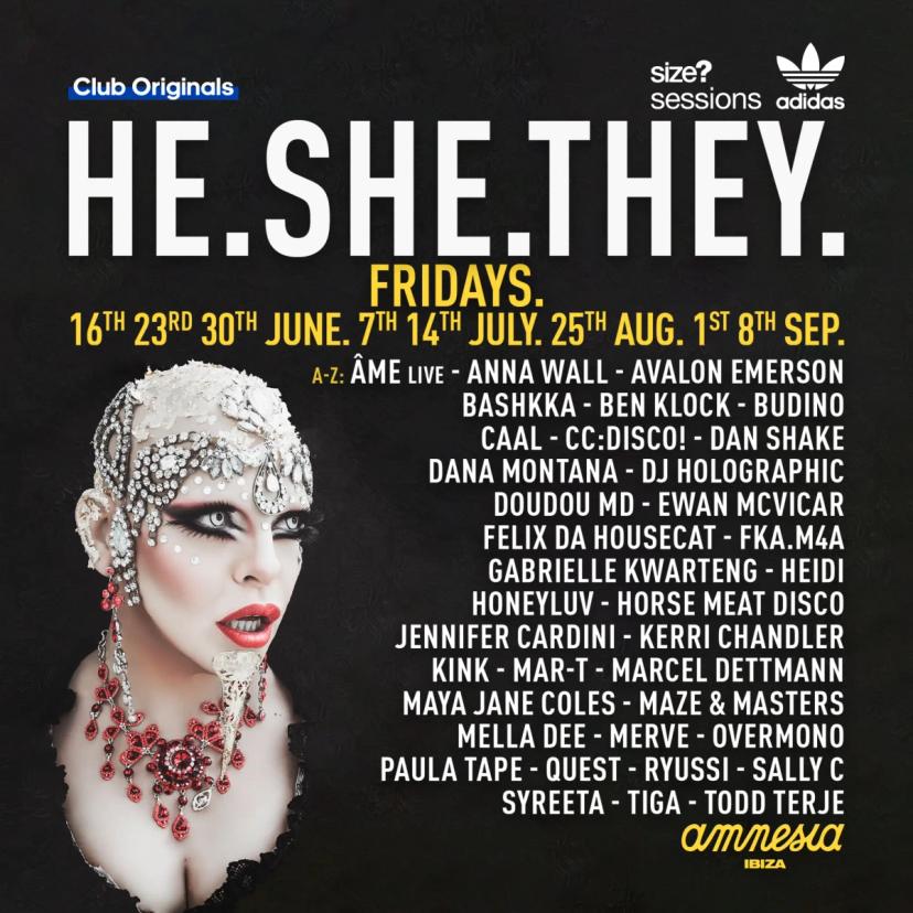 HE.SHE.THEY Closing Party event artwork