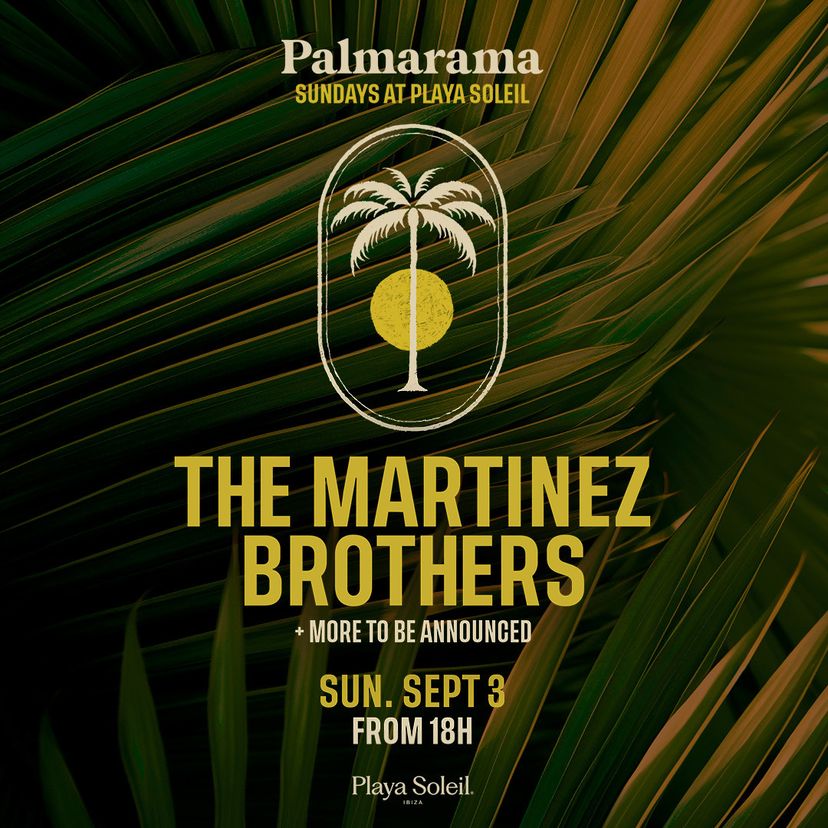 Palmarama with The Martinez Brothers event artwork