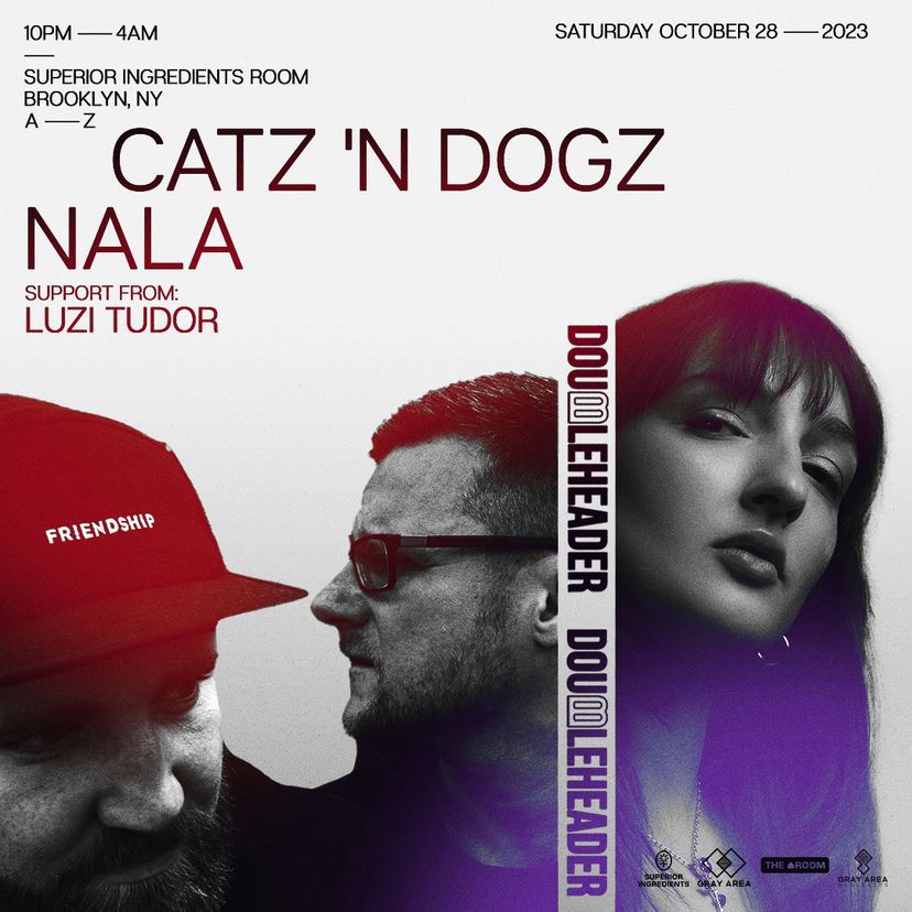 Doubleheader: Catz 'n Dogz x Nala w. Luzi Tudor event artwork