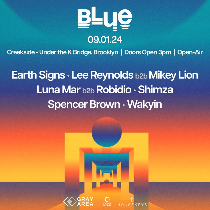 Blue: Shimza, Spencer Brown, Mikey Lion, Lee Reynolds, Wakyin + MORE event artwork