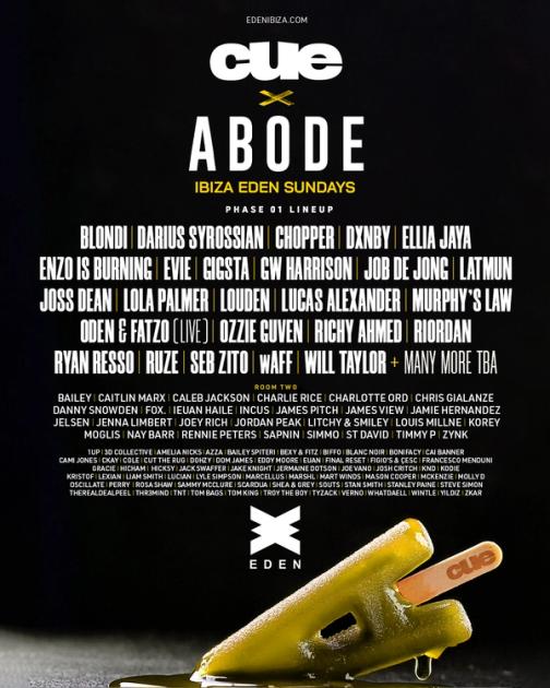 abode tobacco docks ABODE at Eden Ibiza