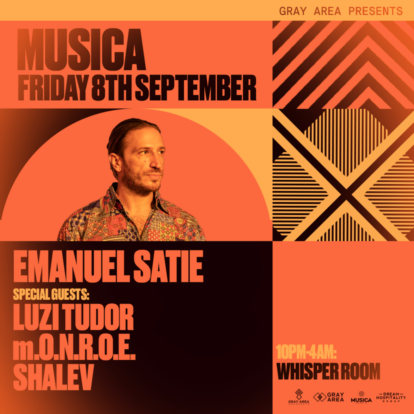 Emanuel Satie & Guests [Fashion Week Edition] in the Whisper Room at Musica NYC event artwork