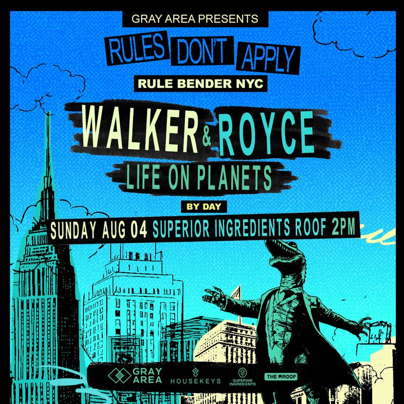 Walker & Royce [Open-Air] with Life on Planets event artwork