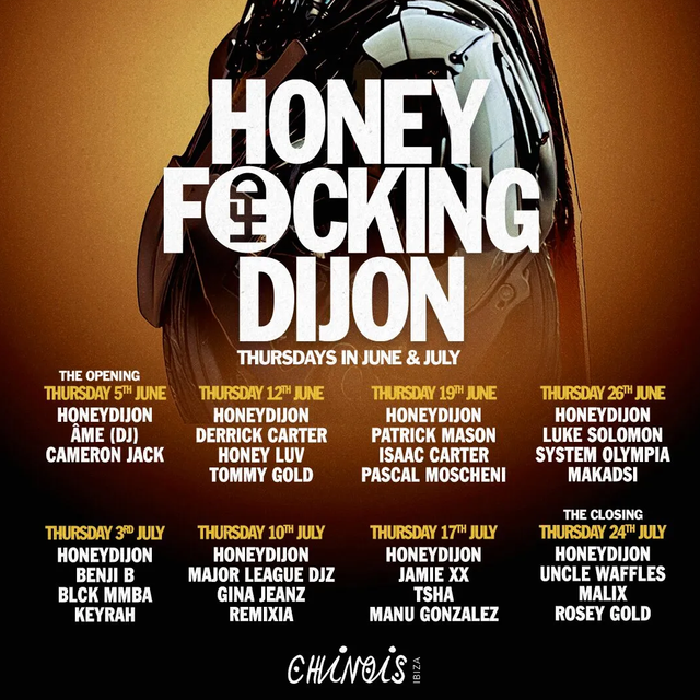 Honey F#cking Dijon event artwork