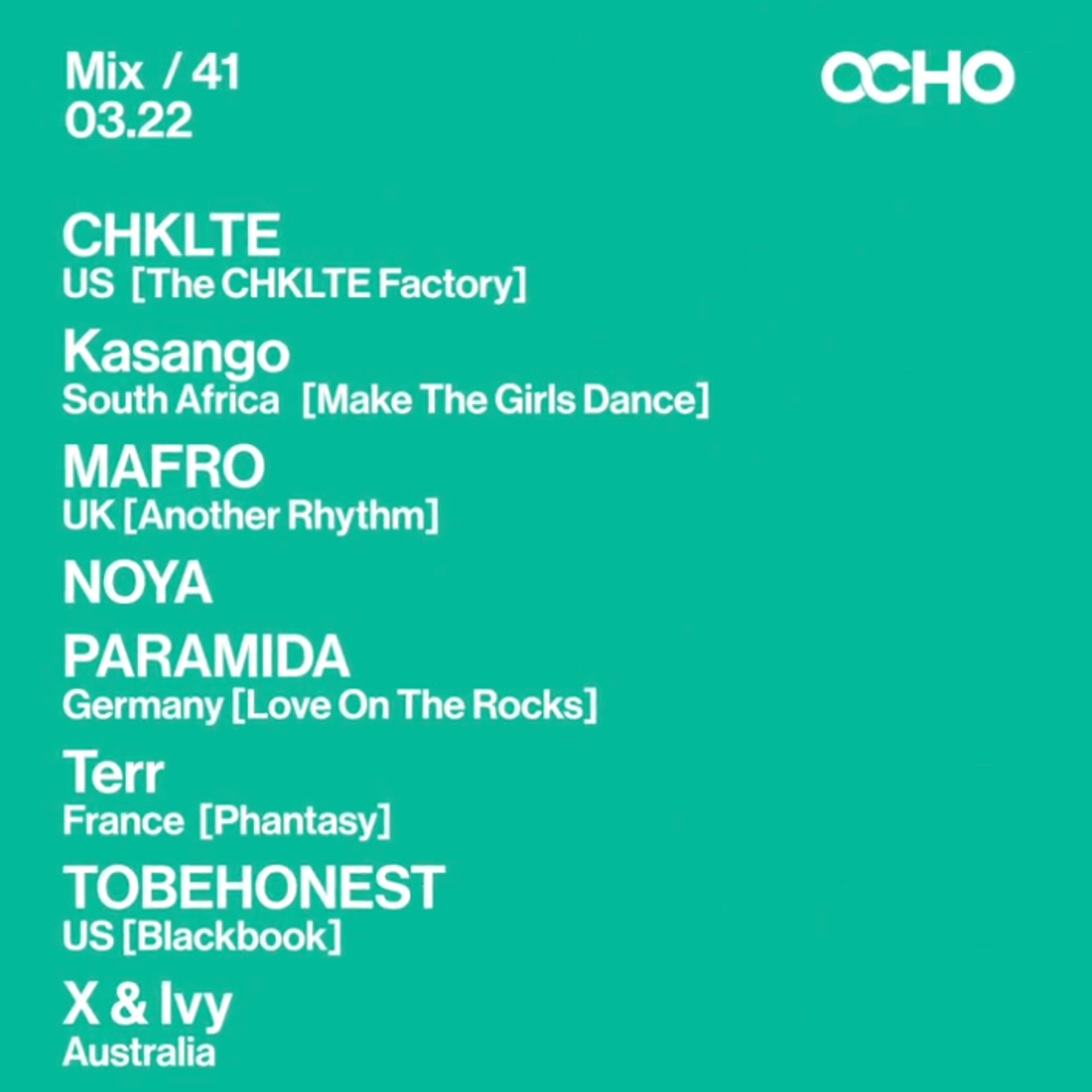 OCHO Episode #41 event artwork