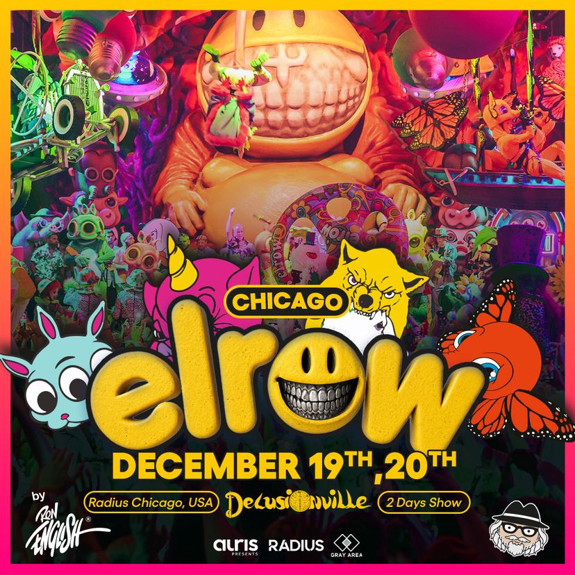 elrow Chicago Weekender event artwork