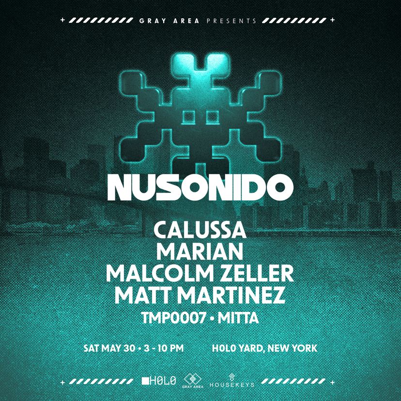 Calussa presents NUSONIDO event artwork