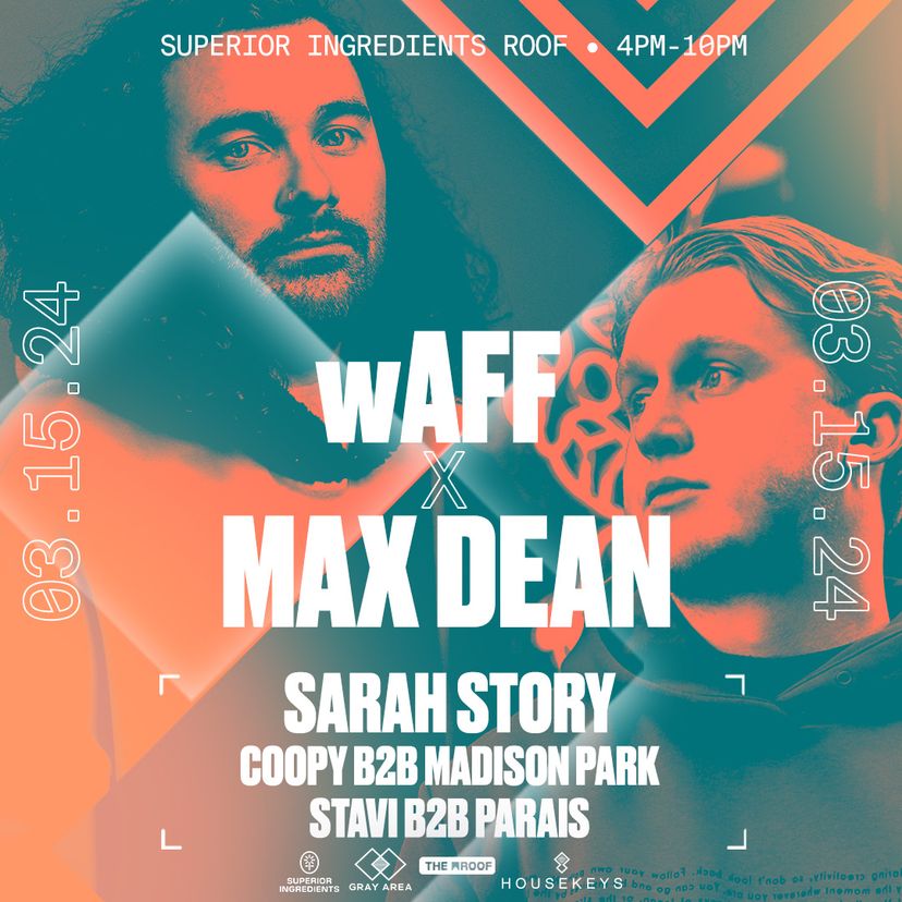 wAFF x Max Dean & Guests event artwork