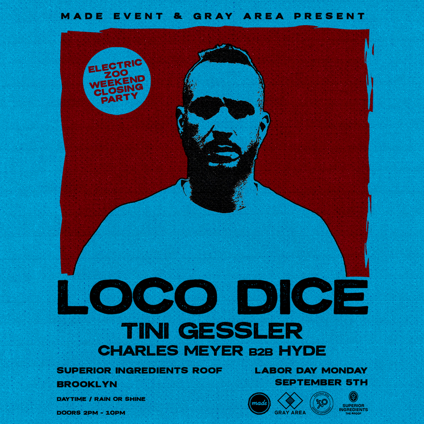 Loco Dice event artwork