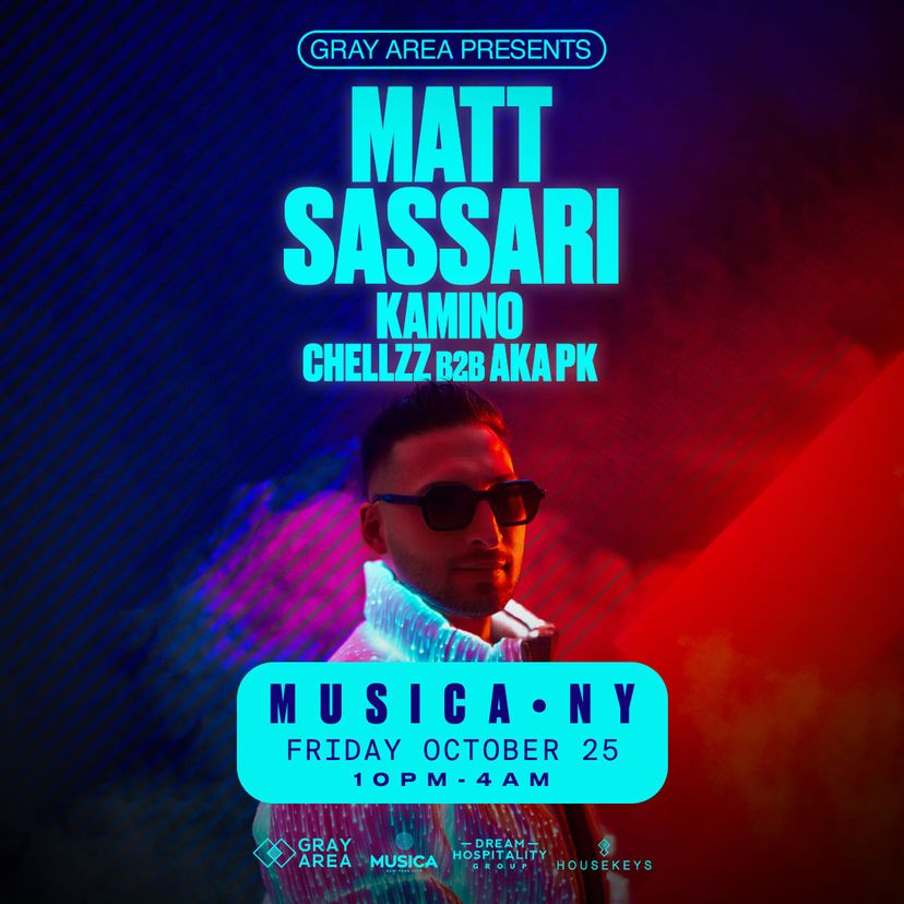 Matt Sassari [Halloween Weekend] w. Kamino & Chellz b2b AKA PK event artwork