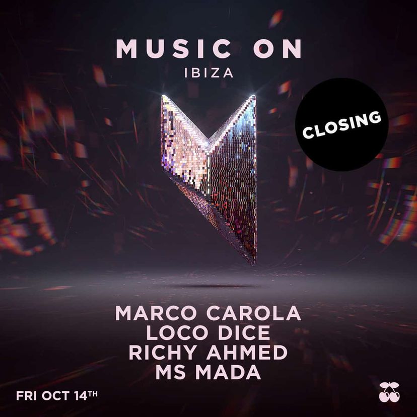 Music On 2022 Ibiza Closing Party event artwork