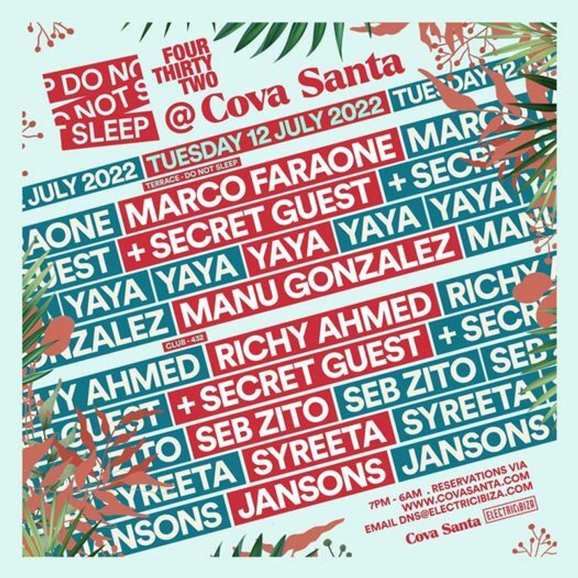 Do Not Sleep event artwork