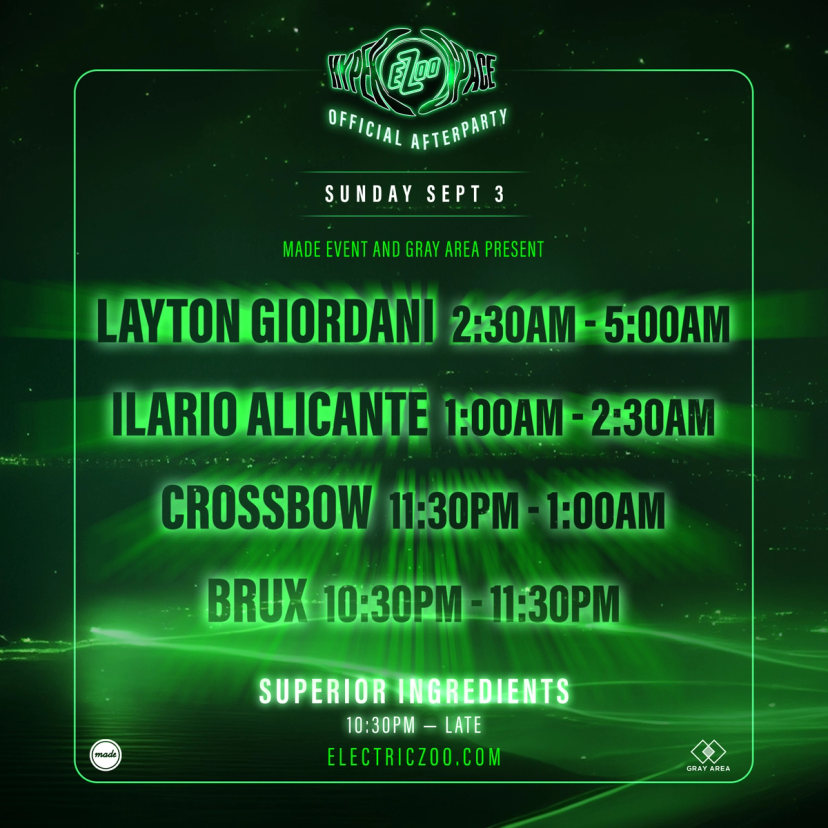 Ilario Alicante, Layton Giordani - Ezoo Afters event artwork