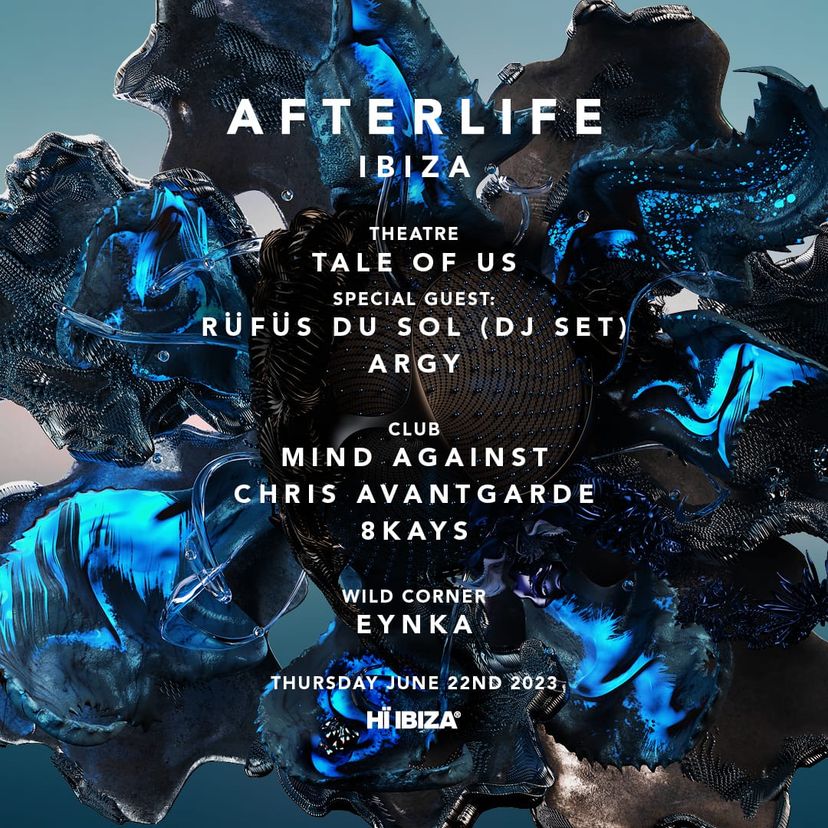 Tale Of Us Present Afterlife Opening Party 2023 event artwork