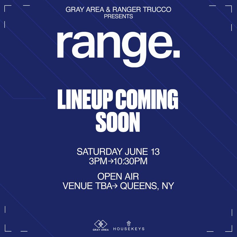 range. Open Air event artwork