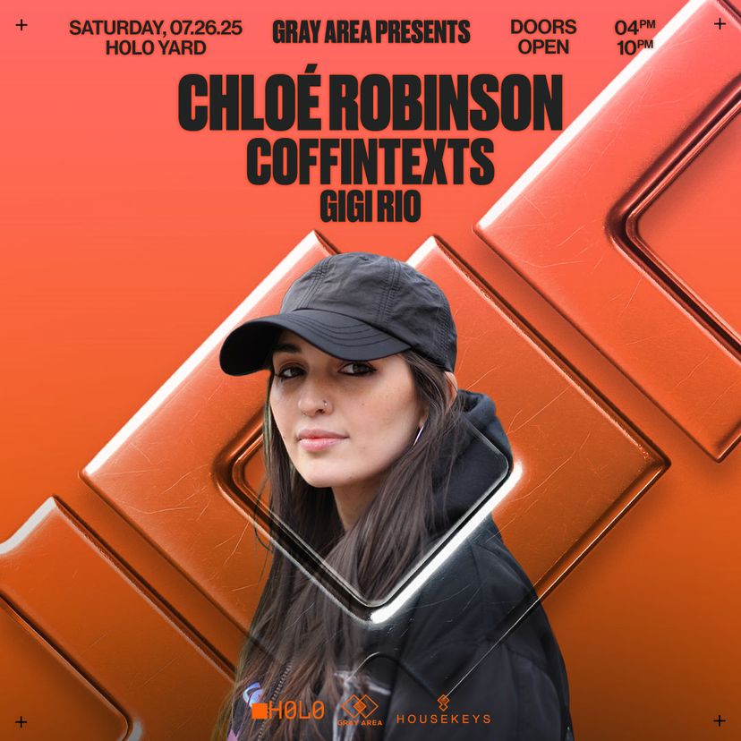 Chloé Robinson w. Coffintexts event artwork