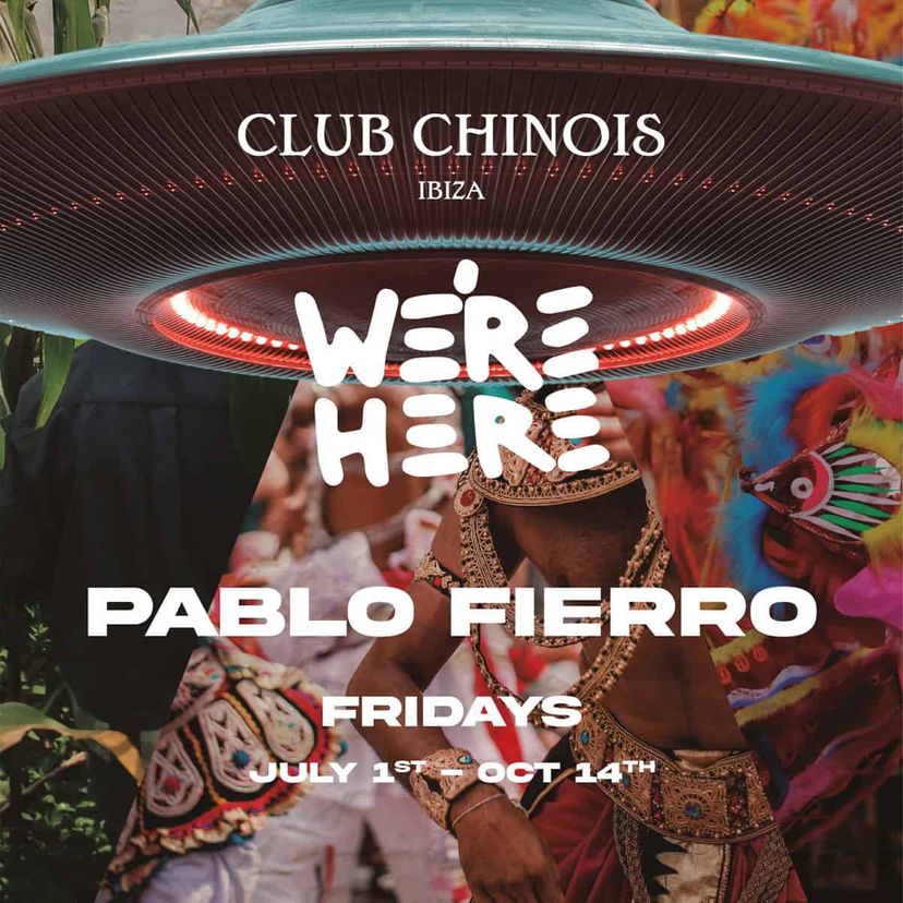 Pablo Fierro presents We're Here with Fiona Kraft and Caiiro event artwork