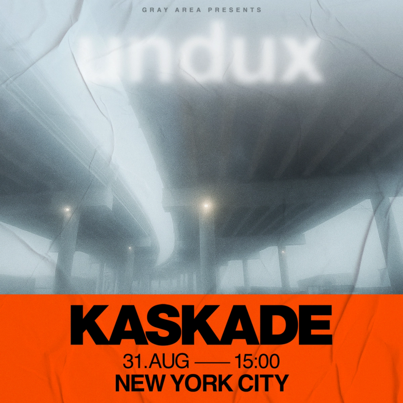 Kaskade UNDUX event artwork