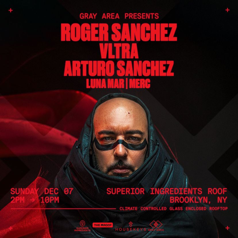 Roger Sanchez with VLTRA & Arturo Sanchez event artwork