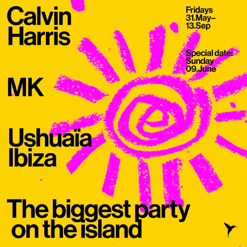 Calvin Harris Opening Party event artwork