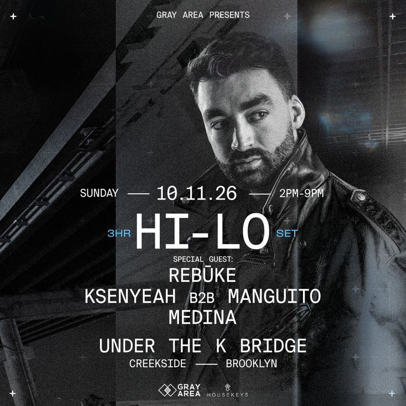 HI-LO w. Rebūke & Guests event artwork