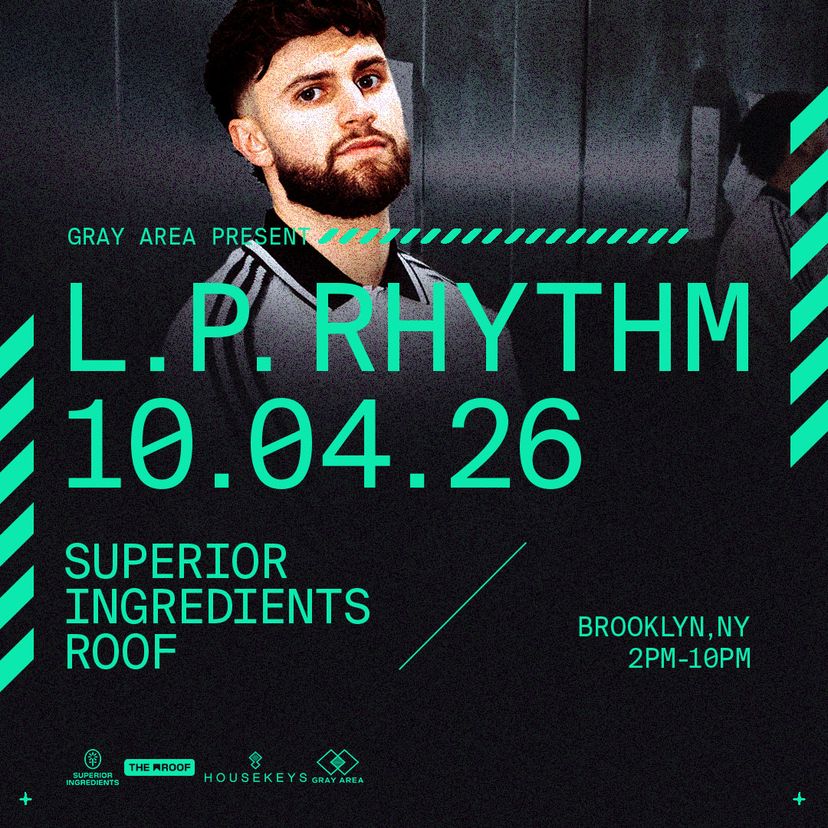 L.P. Rhythm & Guests event artwork